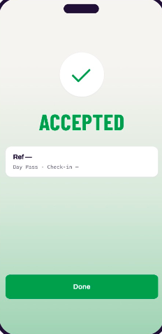 Partner app: visit accepted